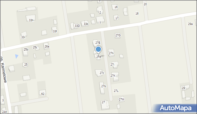 Osiniec, Osiniec, 27d, mapa Osiniec