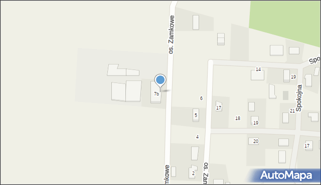 Osiniec, Osiniec, 7b, mapa Osiniec