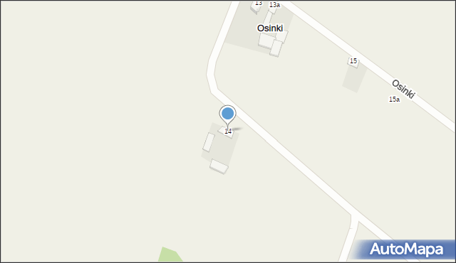 Osinki, Osinki, 14, mapa Osinki