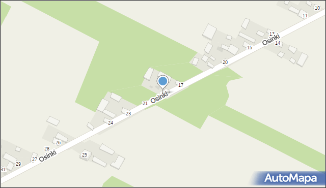 Osinki, Osinki, 19, mapa Osinki