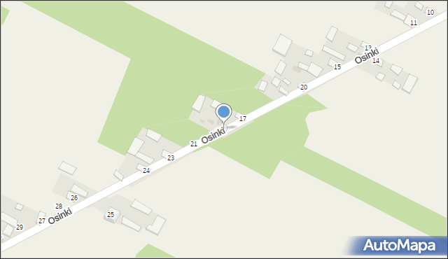 Osinki, Osinki, 22, mapa Osinki