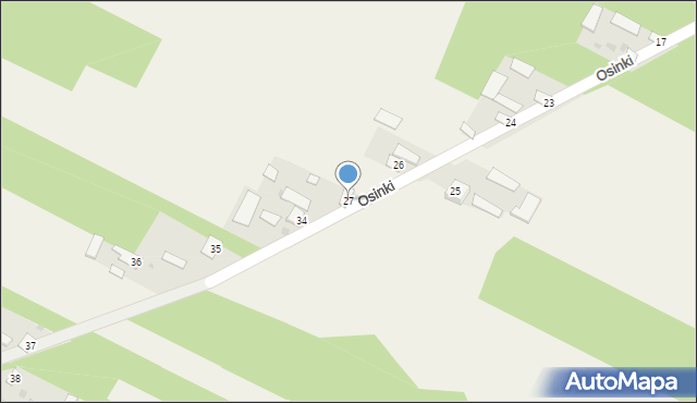 Osinki, Osinki, 27, mapa Osinki