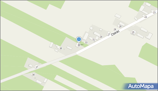 Osinki, Osinki, 35, mapa Osinki