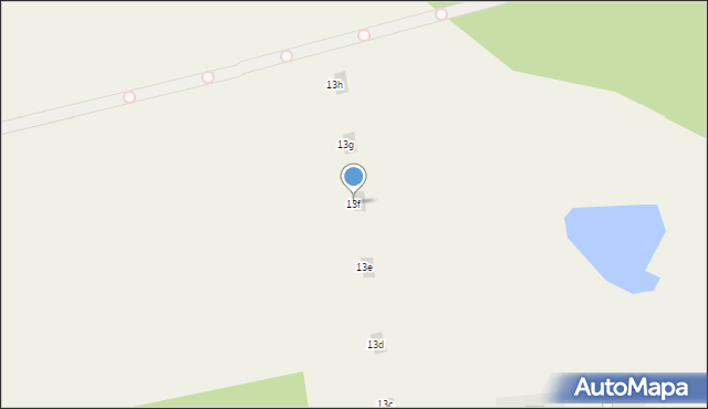 Osiny, Osiny, 13f, mapa Osiny