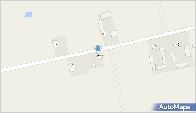 Osiny, Osiny, 47, mapa Osiny