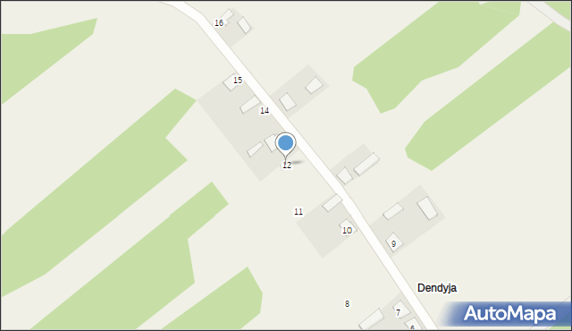 Osiny, Osiny, 12, mapa Osiny