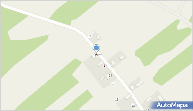 Osiny, Osiny, 15, mapa Osiny