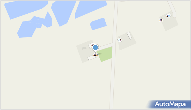 Osiny, Osiny, 44a, mapa Osiny