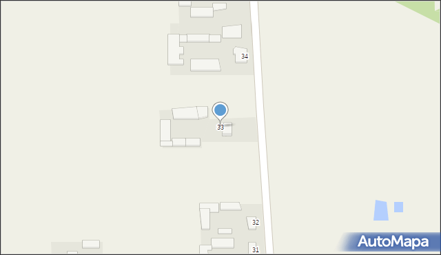 Osiny, Osiny, 33, mapa Osiny