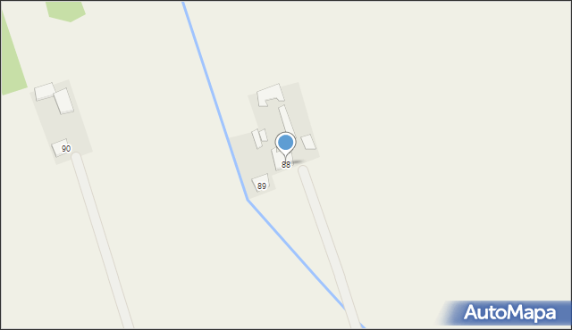 Osiny, Osiny, 88, mapa Osiny