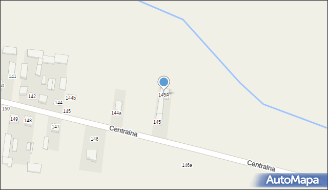 Osiny, Osiny, 145A, mapa Osiny