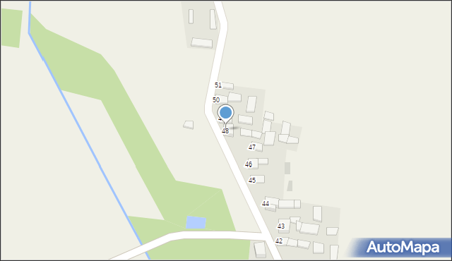 Osiny, Osiny, 48, mapa Osiny