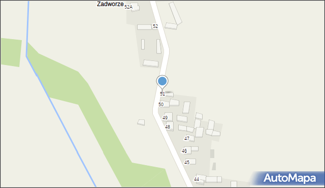 Osiny, Osiny, 51, mapa Osiny