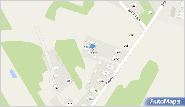 Osiny, Osiny, 29, mapa Osiny
