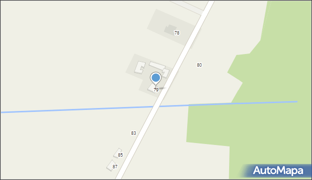 Osiny, Osiny, 81, mapa Osiny