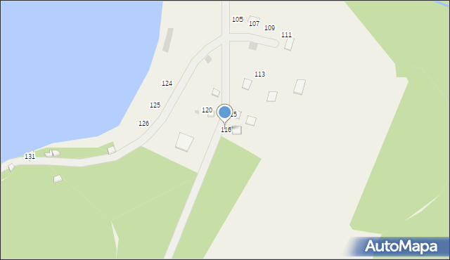 Osiny, Osiny, 116, mapa Osiny