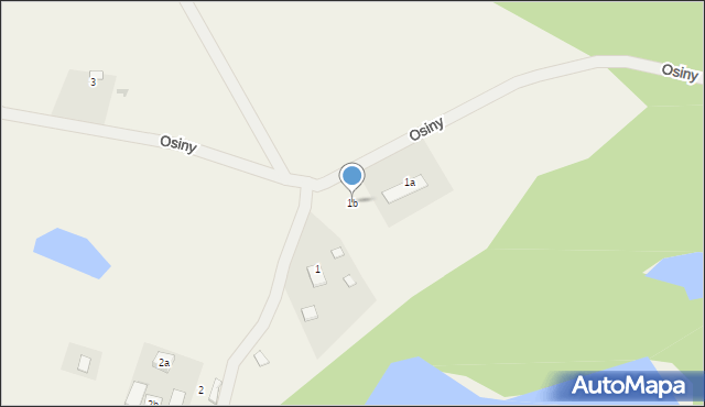 Osiny, Osiny, 1b, mapa Osiny