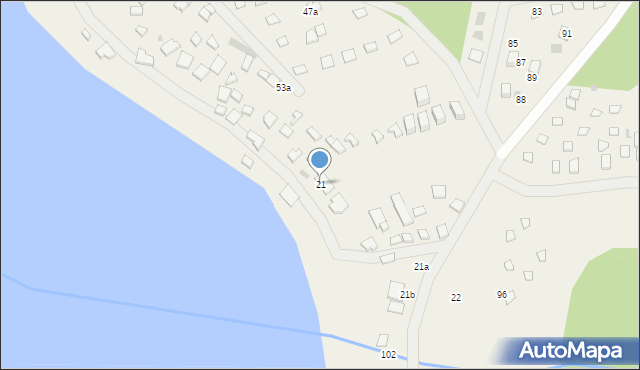 Osiny, Osiny, 21, mapa Osiny