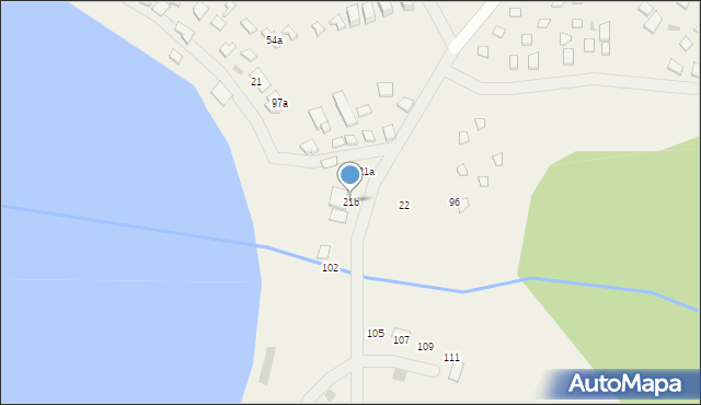 Osiny, Osiny, 21b, mapa Osiny