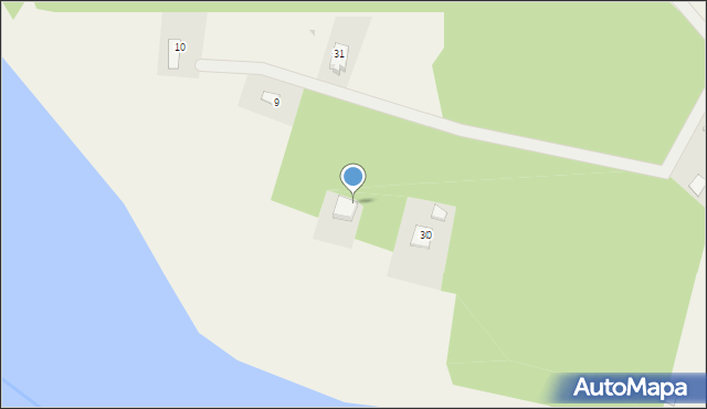 Osiny, Osiny, 30a, mapa Osiny