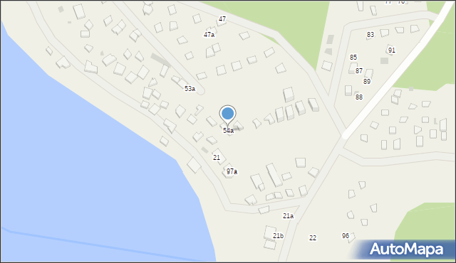 Osiny, Osiny, 54a, mapa Osiny