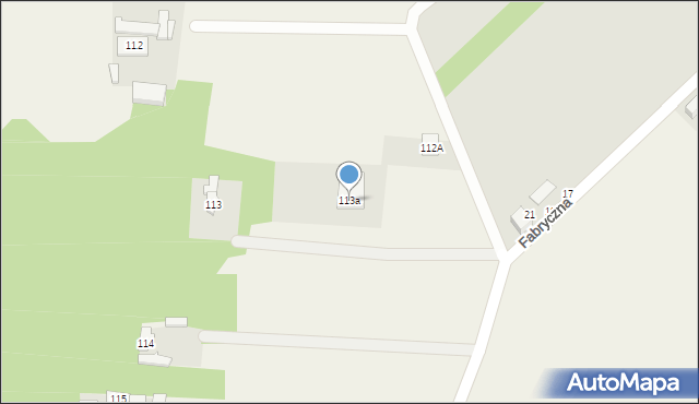 Osiny, Osiny, 113a, mapa Osiny