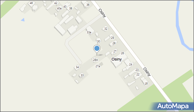 Osiny, Osiny, 31, mapa Osiny