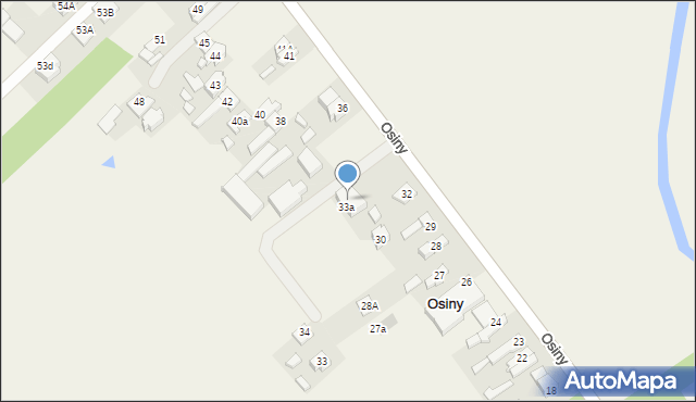 Osiny, Osiny, 35, mapa Osiny