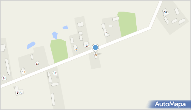 Osiny, Osiny, 10, mapa Osiny