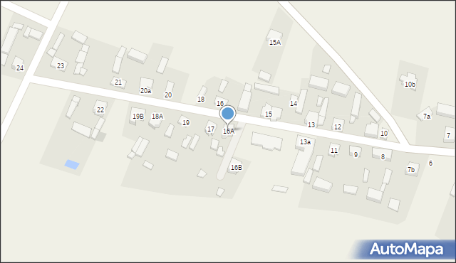 Osiny, Osiny, 16A, mapa Osiny