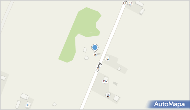 Osiny, Osiny, 35, mapa Osiny