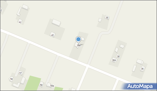 Osiny, Osiny, 39a, mapa Osiny