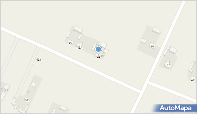 Osiny, Osiny, 44, mapa Osiny