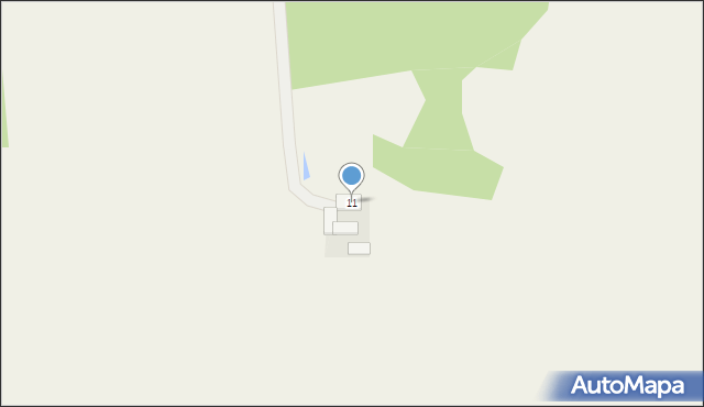 Osiny, Osiny, 11, mapa Osiny