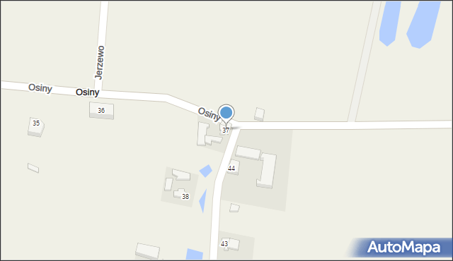 Osiny, Osiny, 37, mapa Osiny