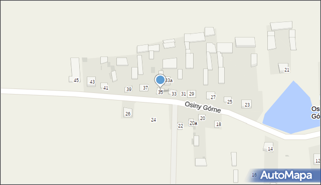 Osiny Górne, Osiny Górne, 35, mapa Osiny Górne