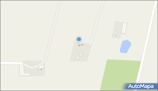 Osipy-Wydziory Pierwsze, Osipy-Wydziory Pierwsze, 8, mapa Osipy-Wydziory Pierwsze