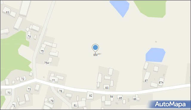 Osła, Osła, 83c, mapa Osła