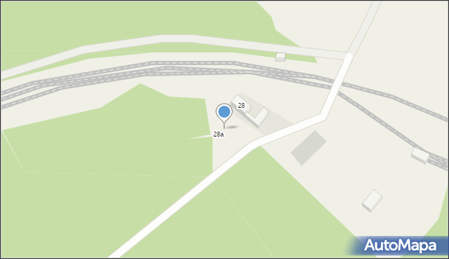 Osława-Dąbrowa, Osława-Dąbrowa, 28b, mapa Osława-Dąbrowa