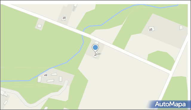 Osłowo, Osłowo, 47, mapa Osłowo