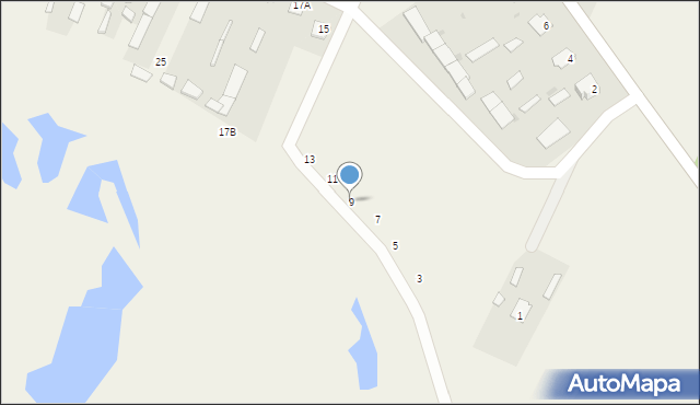 Osłowo, Osłowo, 9, mapa Osłowo