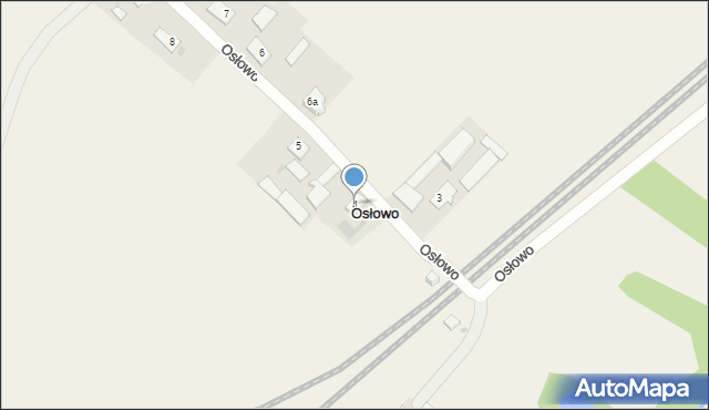 Osłowo, Osłowo, 4, mapa Osłowo