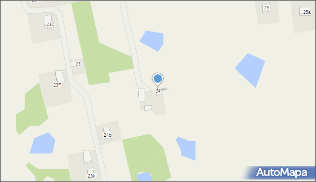 Ośmiałowo, Ośmiałowo, 24, mapa Ośmiałowo