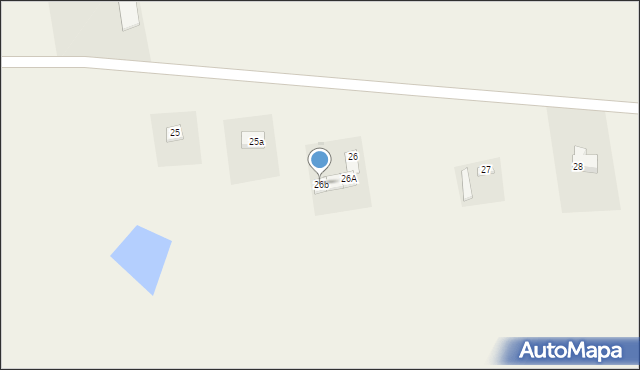 Ośmiałowo, Ośmiałowo, 26b, mapa Ośmiałowo