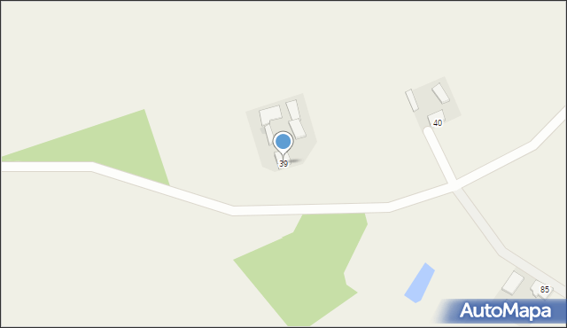 Ośmiałowo, Ośmiałowo, 39, mapa Ośmiałowo