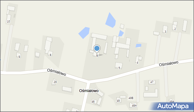 Ośmiałowo, Ośmiałowo, 6, mapa Ośmiałowo