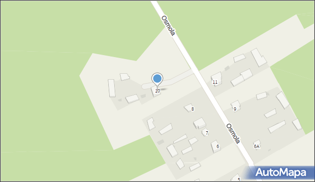 Osmola, Osmola, 10, mapa Osmola