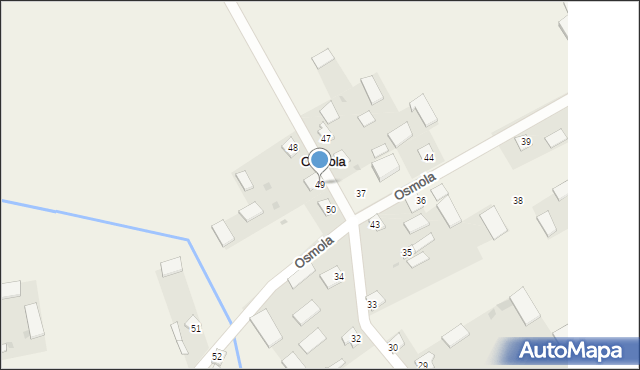 Osmola, Osmola, 49, mapa Osmola