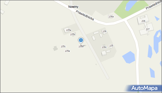 Osmolice Drugie, Osmolice Drugie, 105d, mapa Osmolice Drugie
