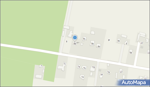 Osmolice Drugie, Osmolice Drugie, 8a, mapa Osmolice Drugie